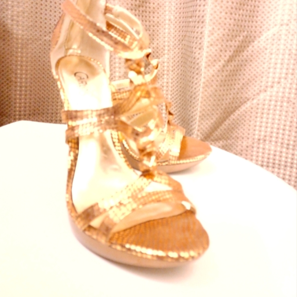 Carlos Santana heels shoe/sandals. Like new.